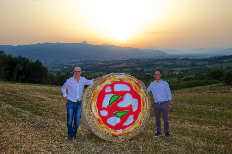 Caiazzo, La pizza di Franco Pepe a racconto dell’alto casertano. La mietitrebbiatura